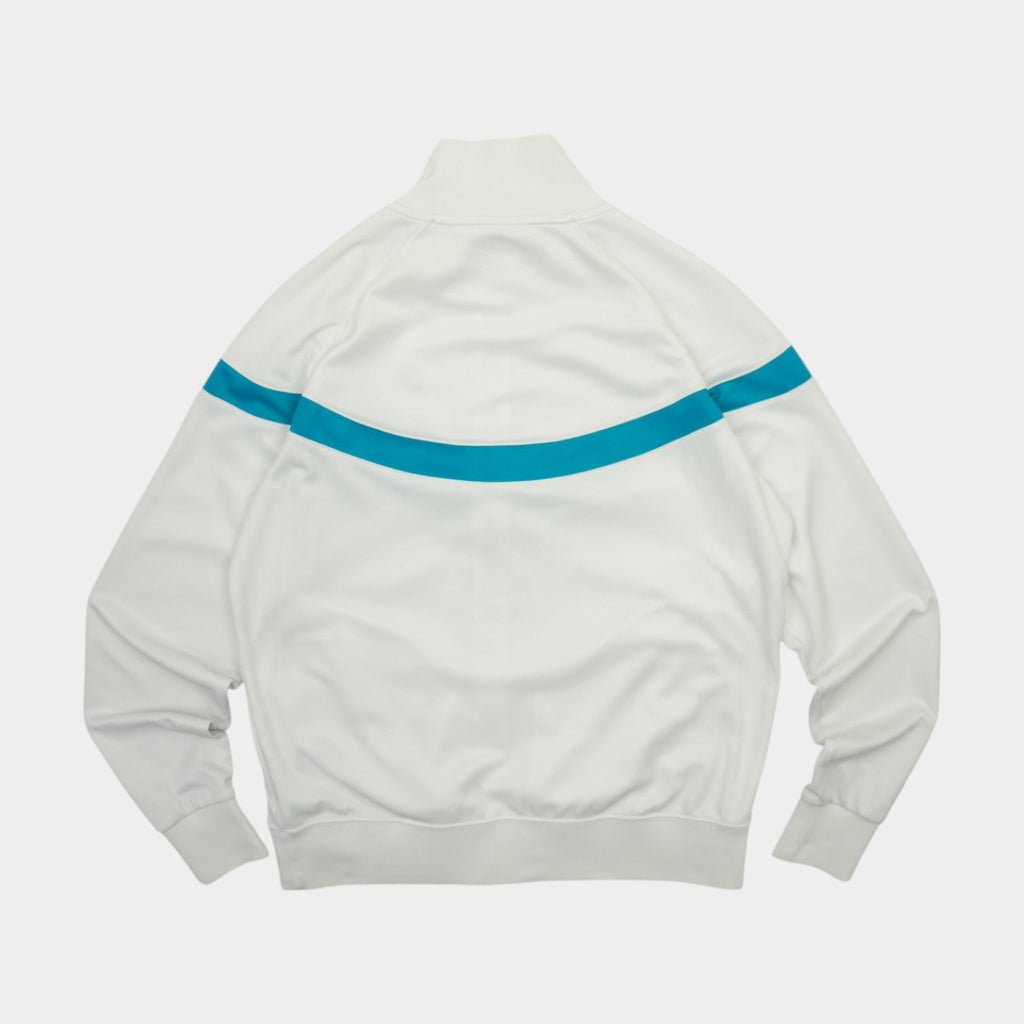 Nike Бяло/Синьо Горнище с Бродирано Лого