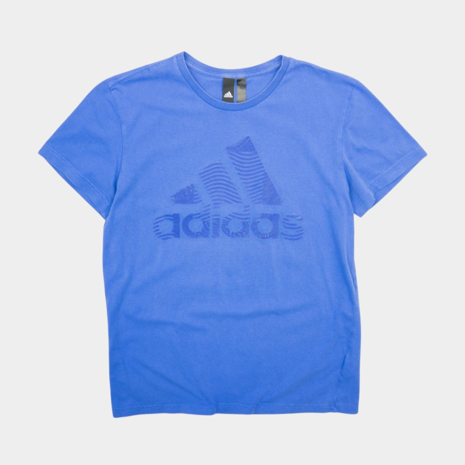 Adidas Синя Тениска с Голямо Лого