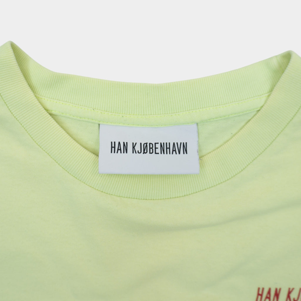 Han Kjobenhavn Зелена Тениска с Малко Лого