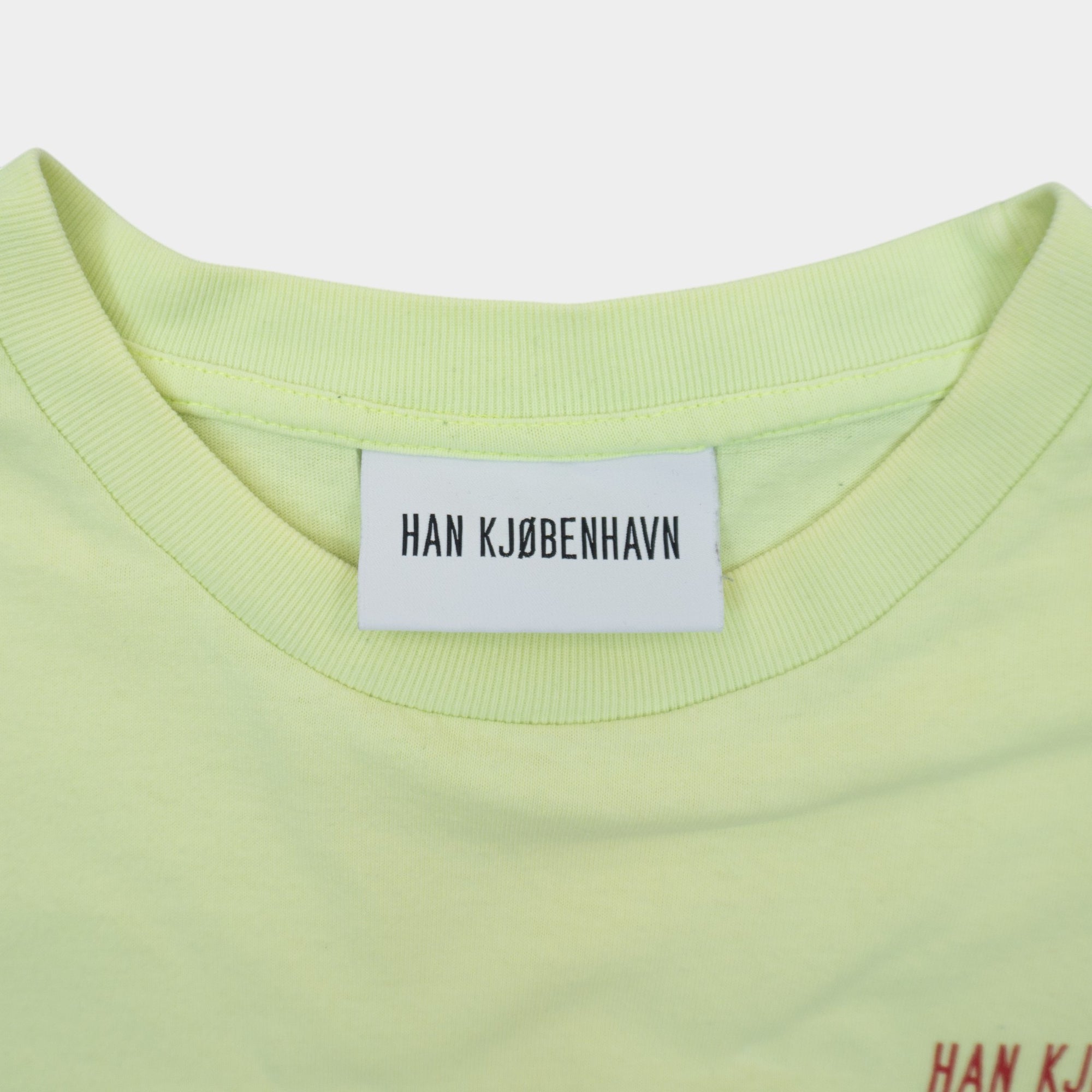 Han Kjobenhavn Зелена Тениска с Малко Лого