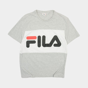 Fila Сива Тениска с Голямо Лого