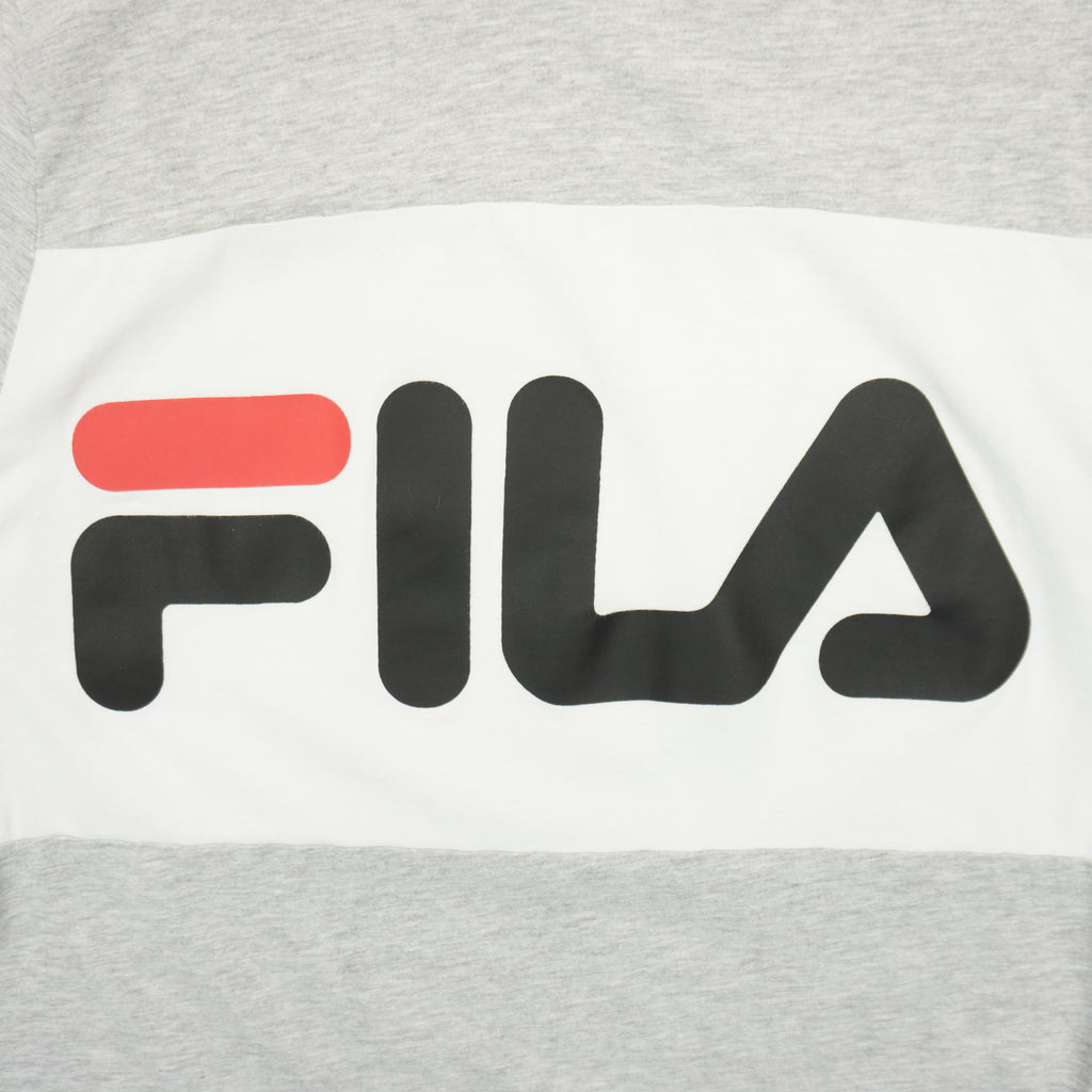 Fila Сива Тениска с Голямо Лого