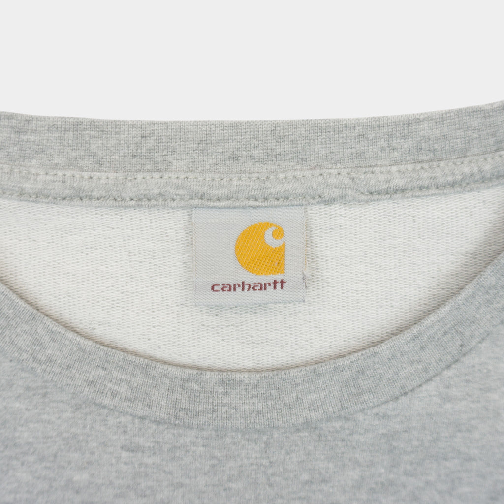 Carhartt Сива Блуза с Голямо Лого