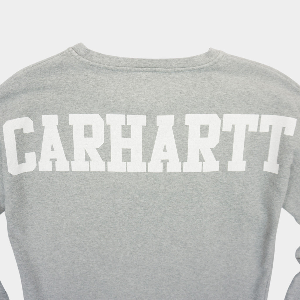 Carhartt Сива Блуза с Голямо Лого
