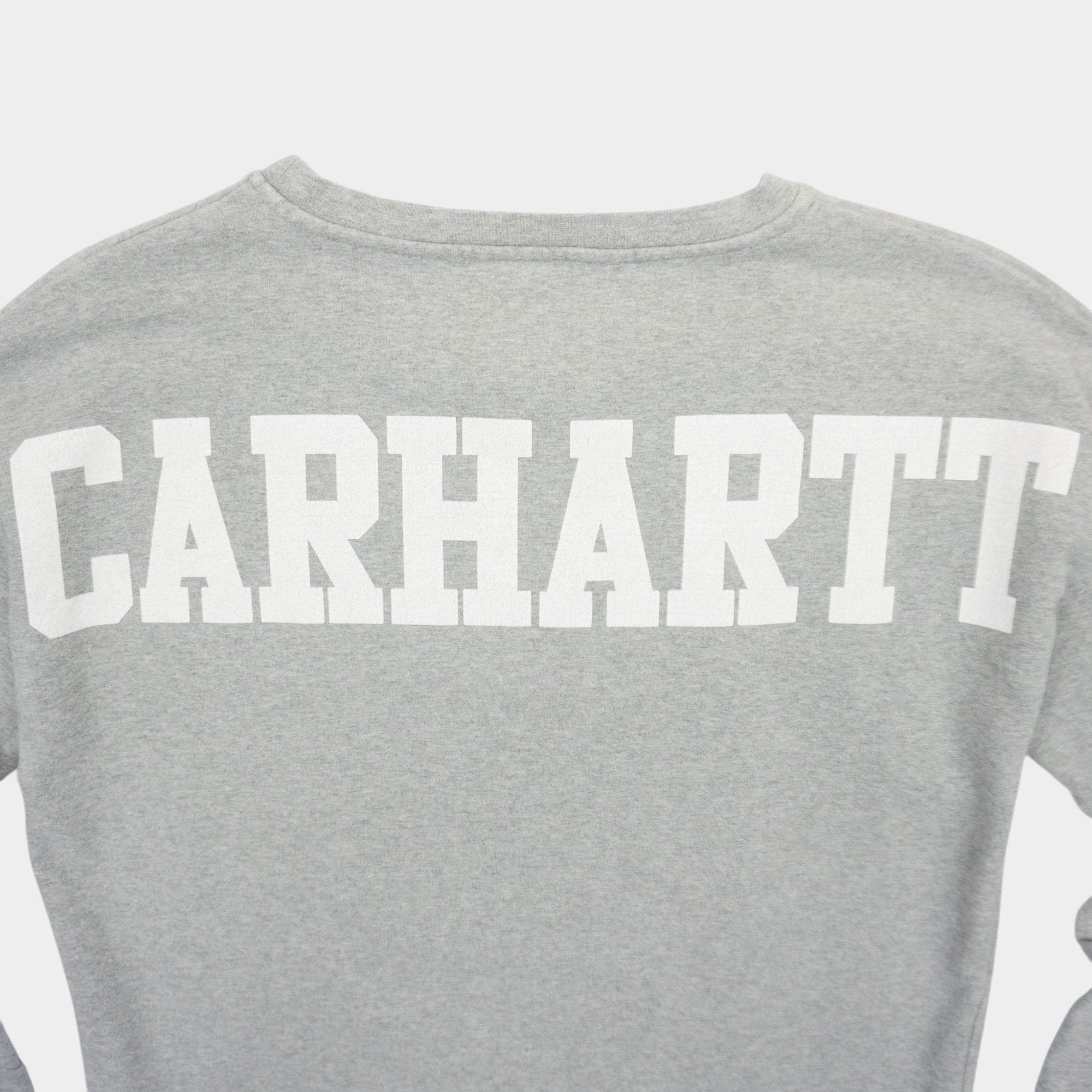 Carhartt Сива Блуза с Голямо Лого