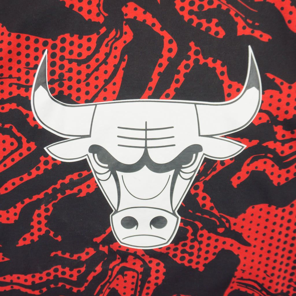 New Era X NBA Chicago Bulls Тениска с Голямо Лого