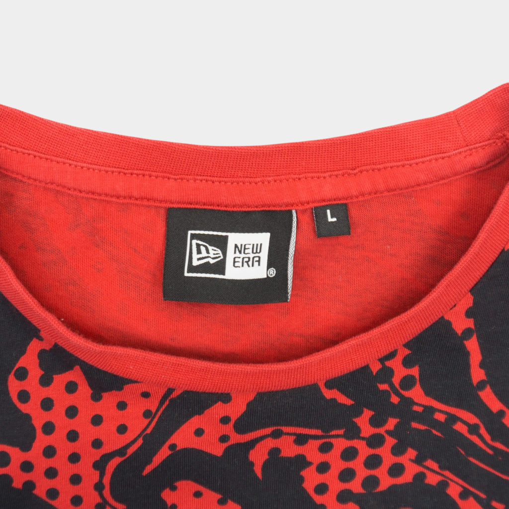 New Era X NBA Chicago Bulls Тениска с Голямо Лого