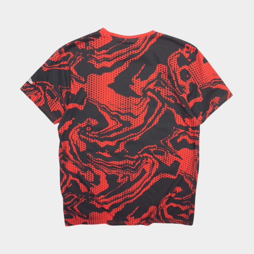 New Era X NBA Chicago Bulls Тениска с Голямо Лого