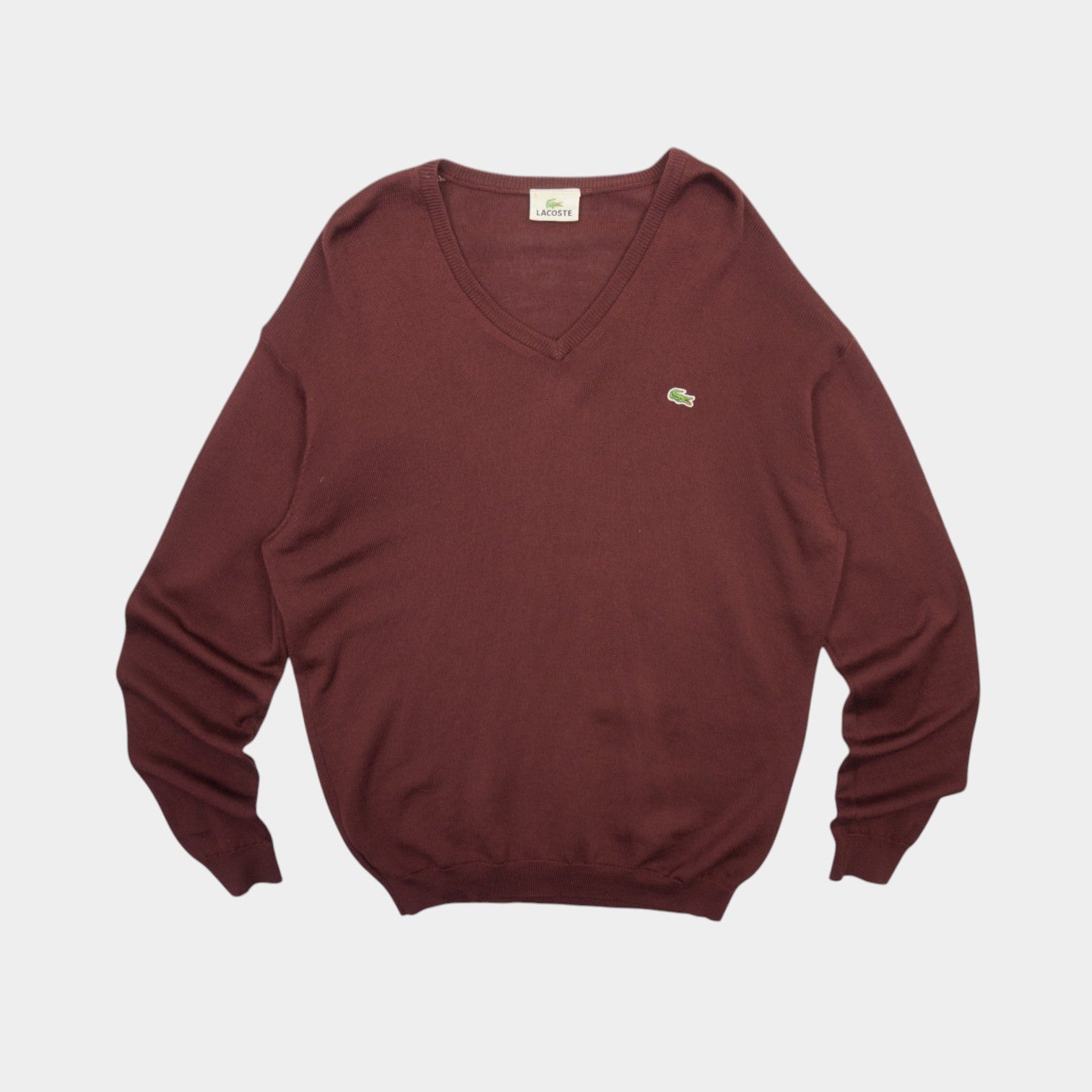 Lacoste Vintage Вълнен Пуловер
