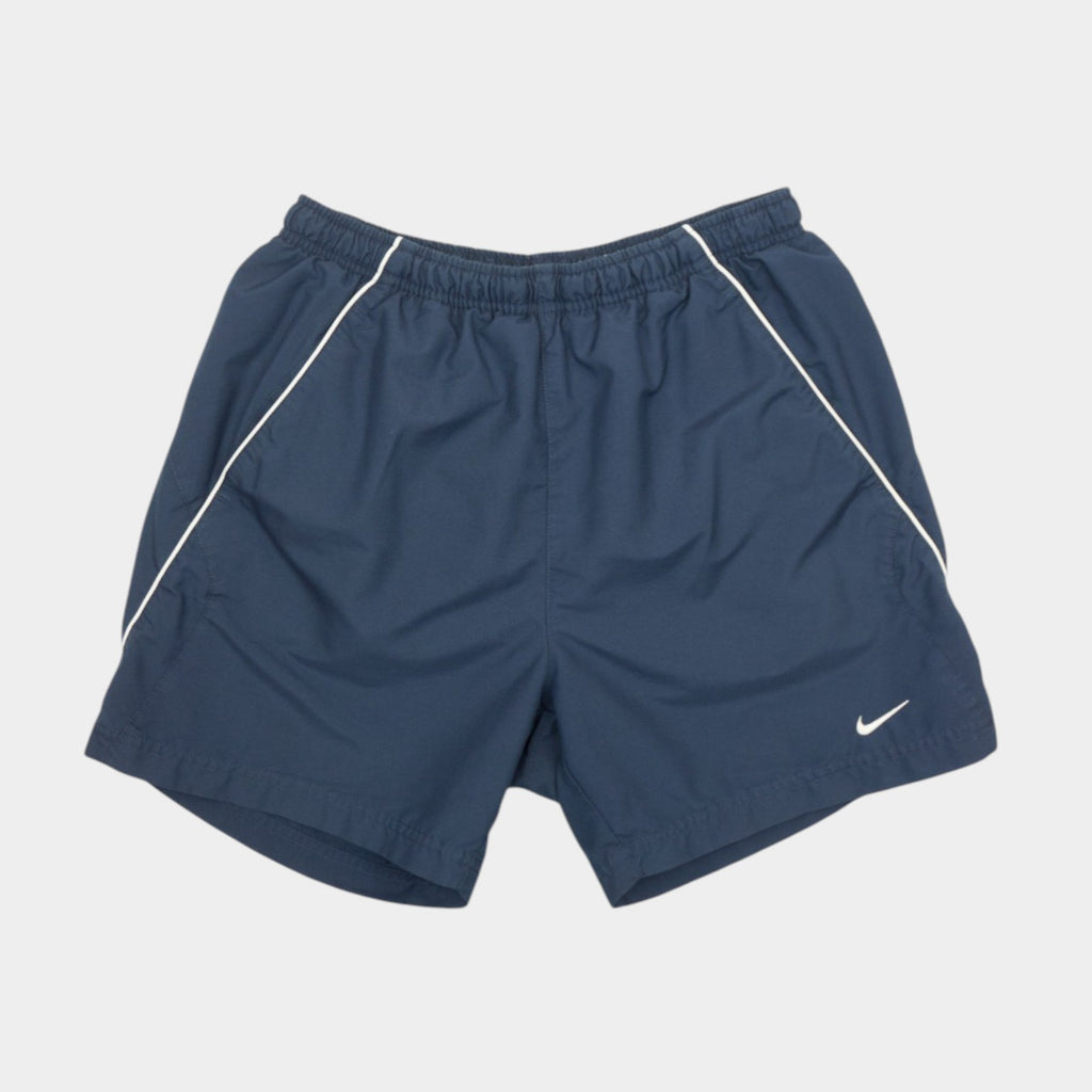 Nike Vintage Тъмно Сини Бански с Бродирано Лого