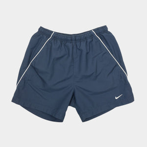 Nike Vintage Тъмно Сини Бански с Бродирано Лого