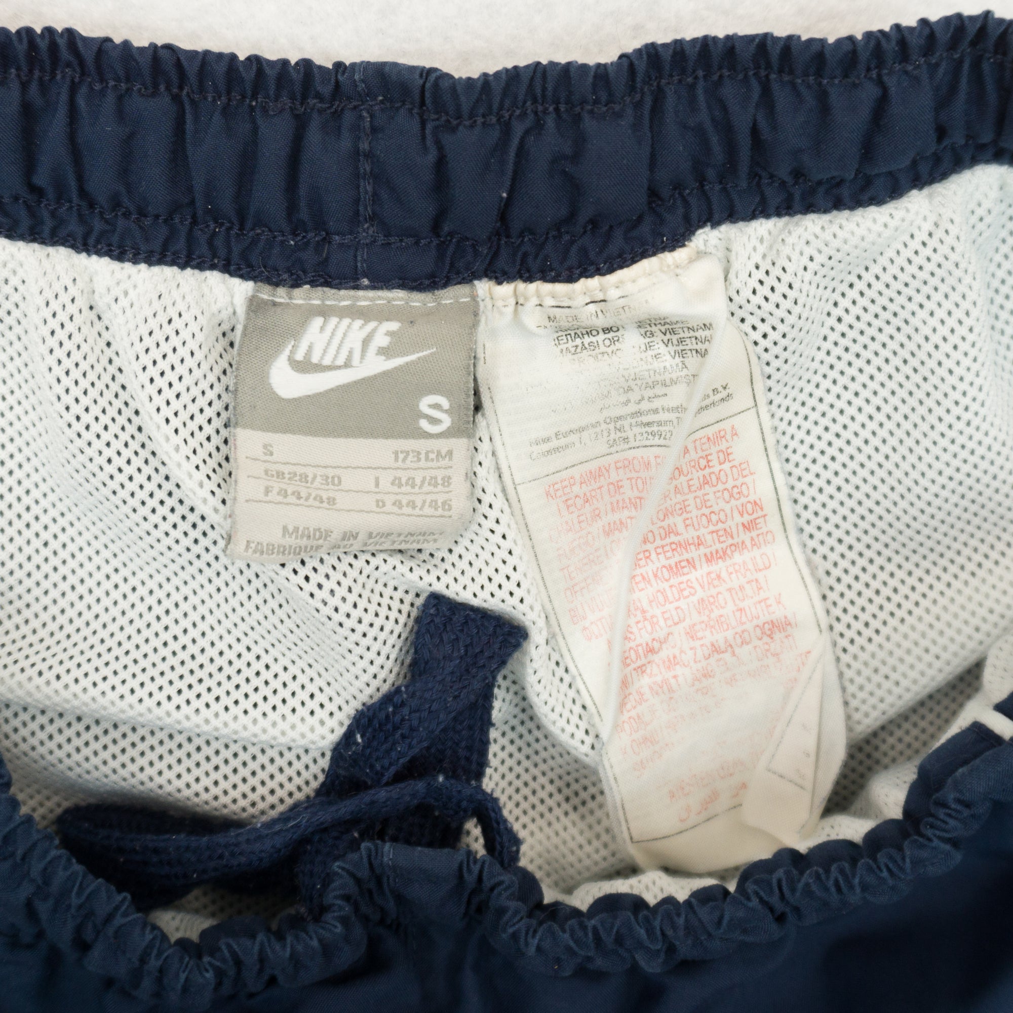 Nike Vintage Тъмно Сини Бански с Бродирано Лого
