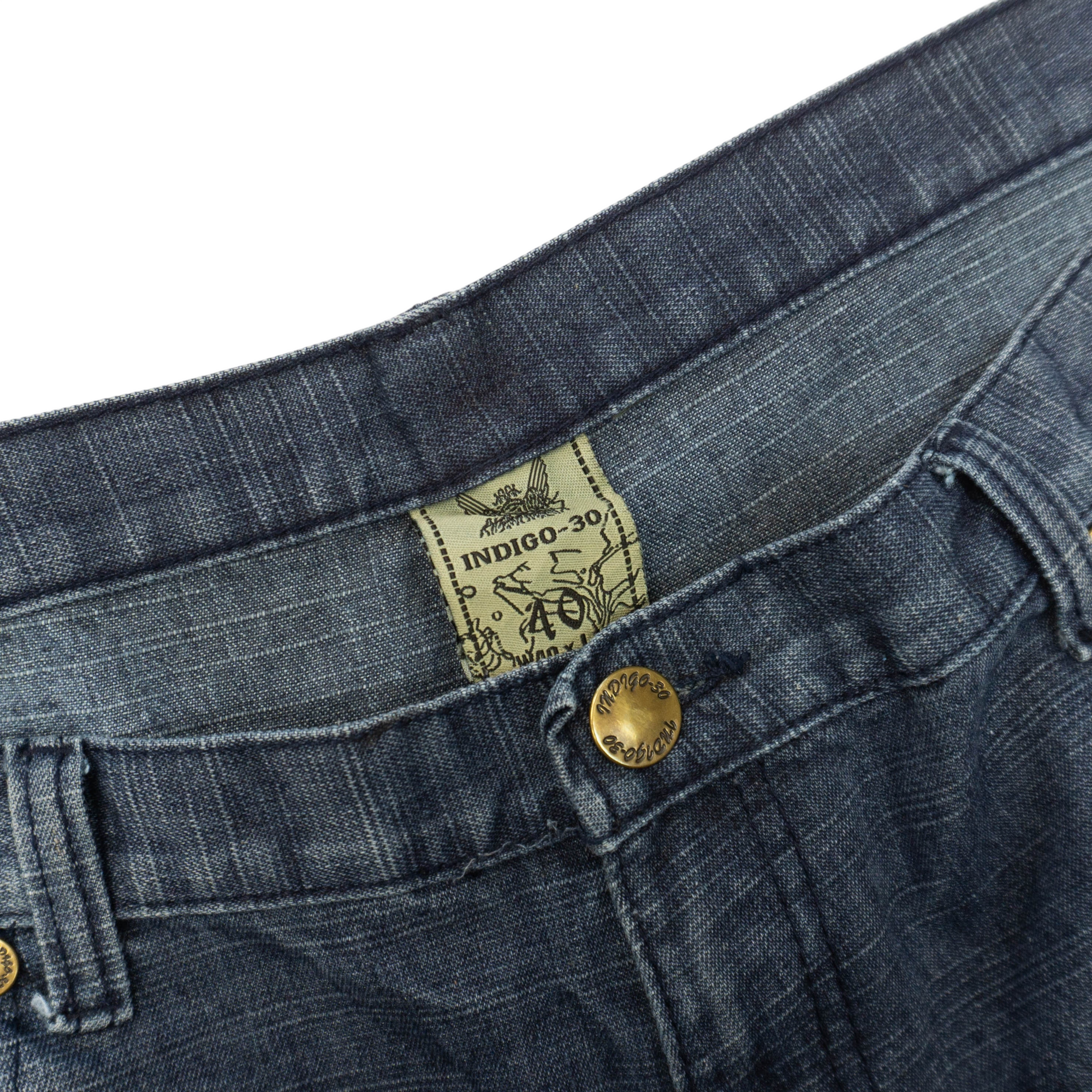 Indigo-30 Y2K Jorts
