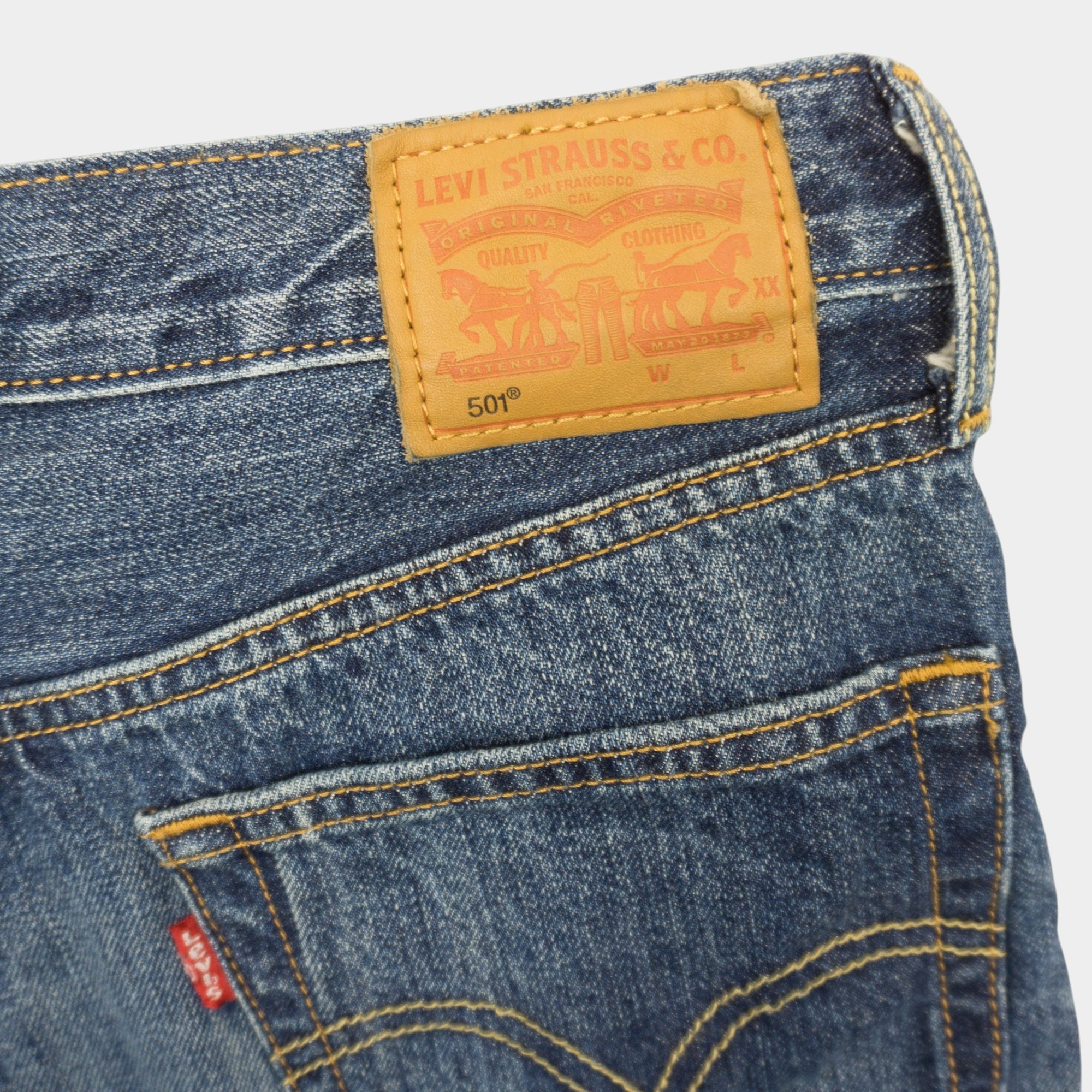 Levi's Сини Къси Дънки