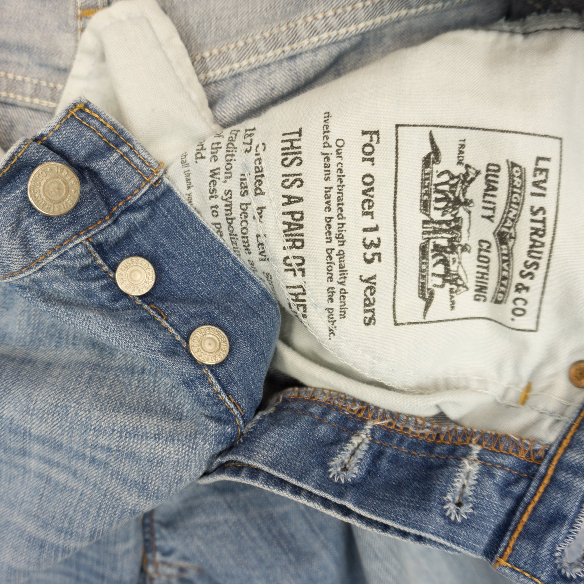 Levi's 758 Сини Къси Дънки
