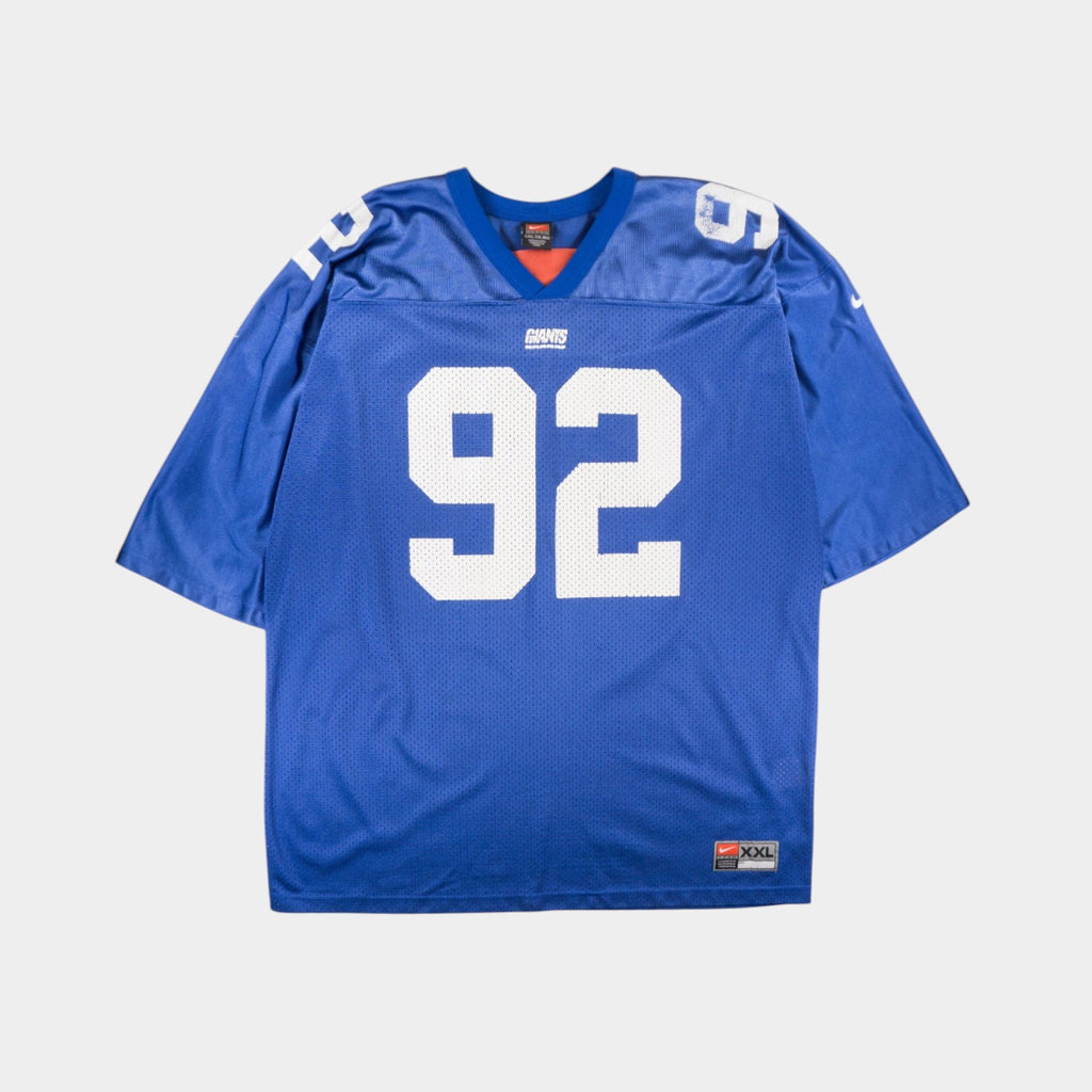 Nike X MLB Giants Vintage 92 Strahan Синьо Джърси