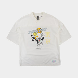 H&M X Warner Brothers Tokyo Japan Джърси с Графика