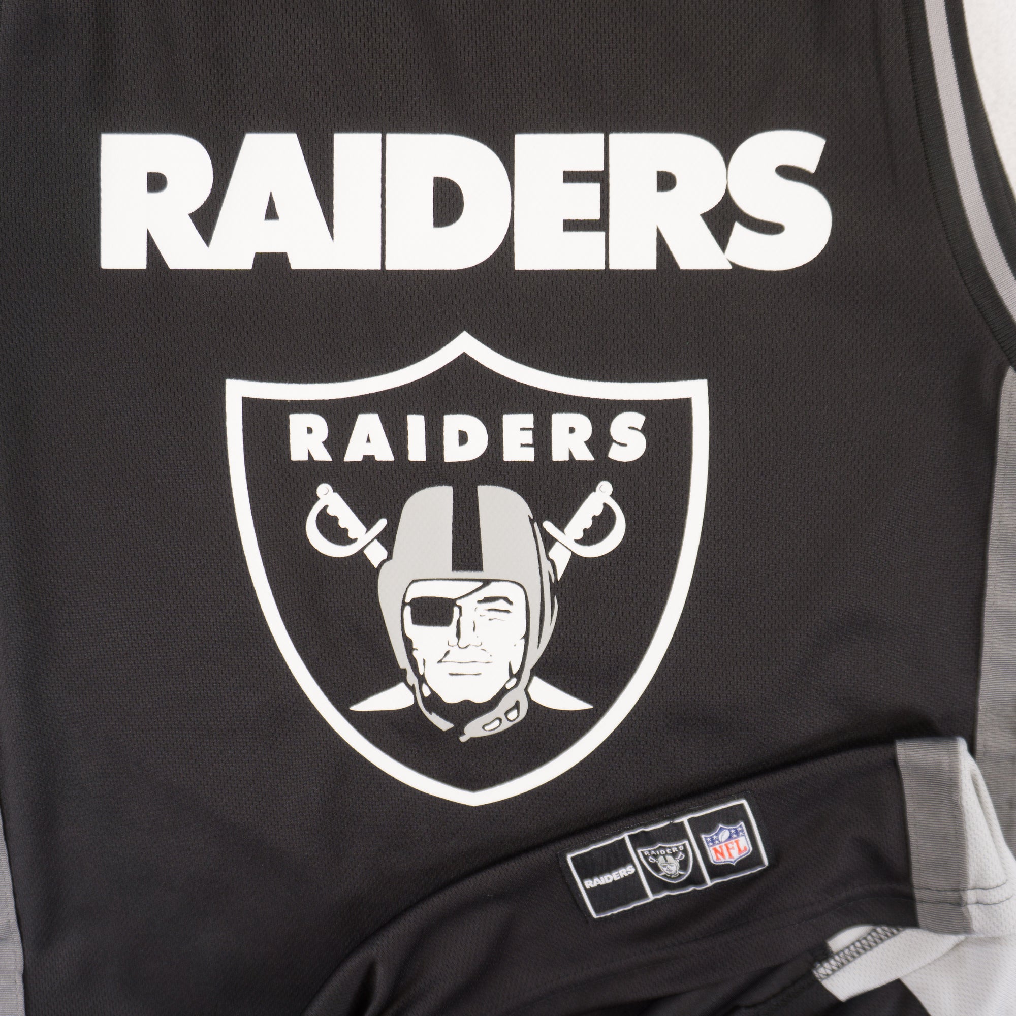 Primark X NFL Raiders Черно Джърси с Голямо Лого