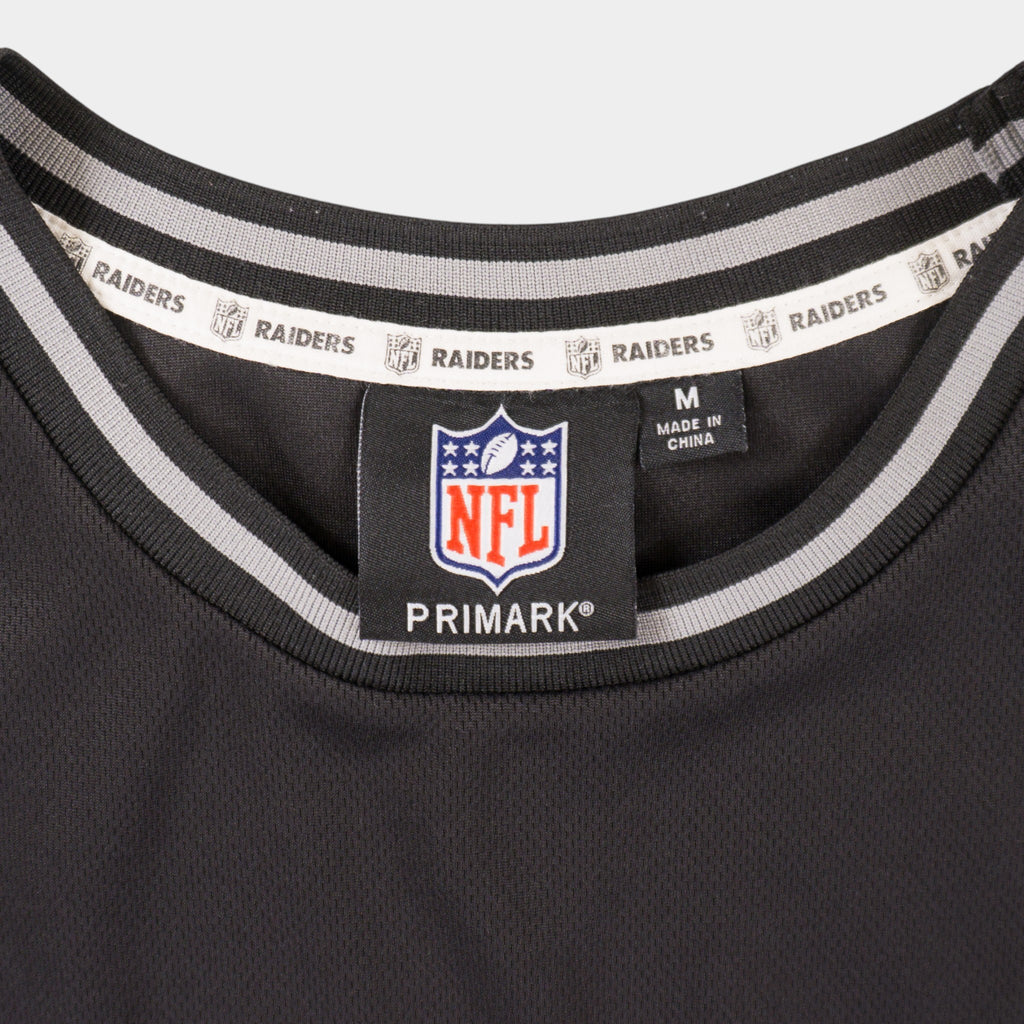 Primark X NFL Raiders Черно Джърси с Голямо Лого