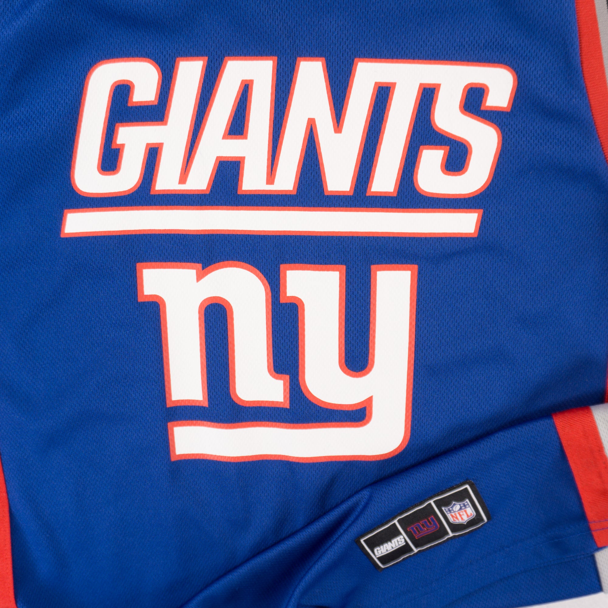 NFL Giants Синьо Джърси с Голямо Лого