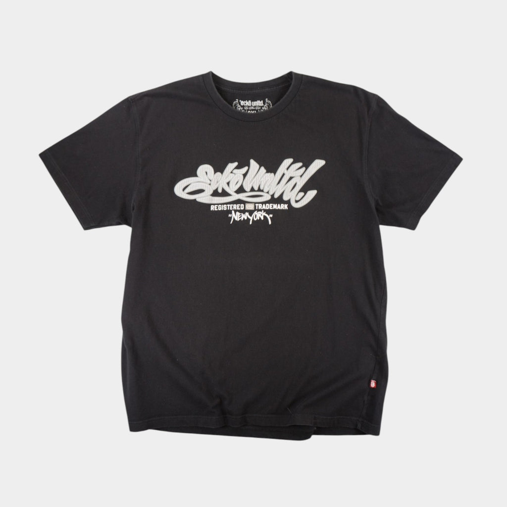 Ecko Unltd. Черна Тениска с Голямо Лого