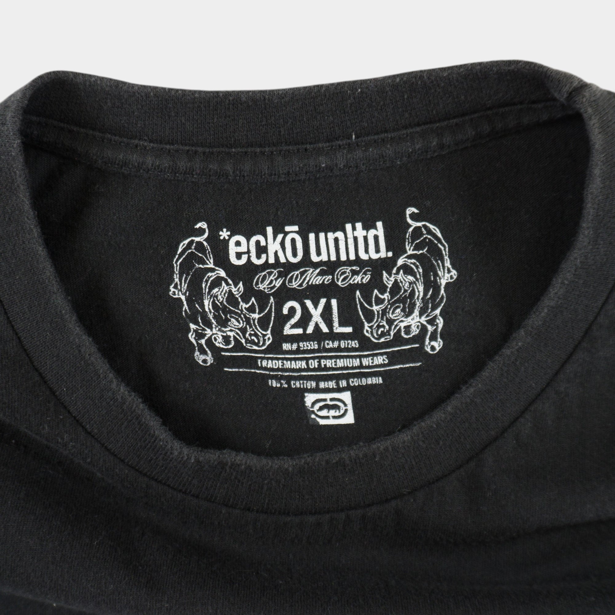 Ecko Unltd. Черна Тениска с Голямо Лого