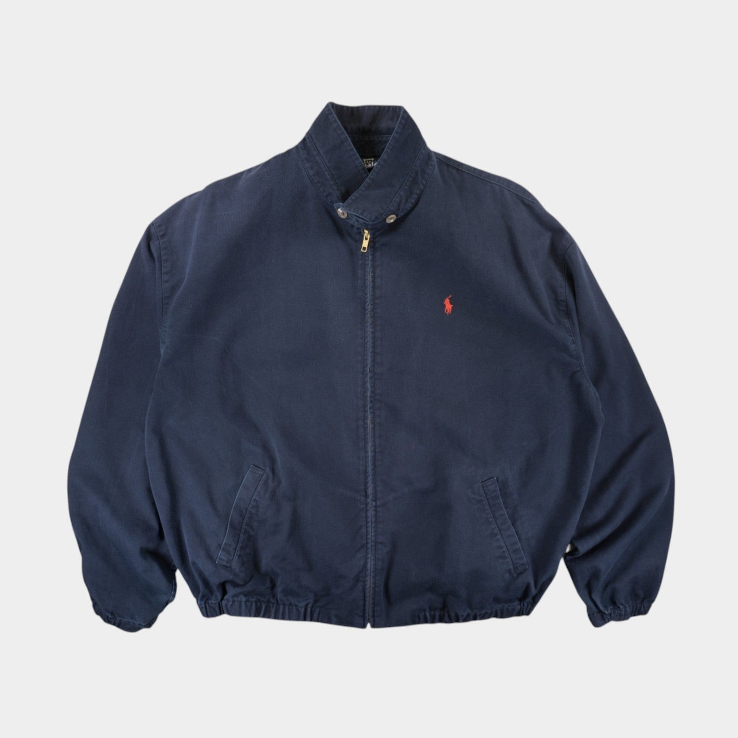 Polo Ralph Lauren Vintage Harrington Тъмно Синьо Яке с Бродирано Лого