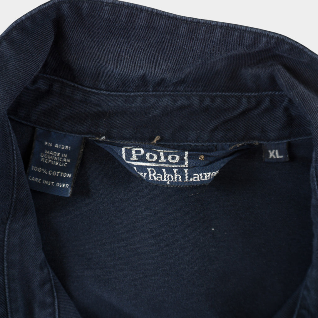 Polo Ralph Lauren Vintage Harrington Тъмно Синьо Яке с Бродирано Лого
