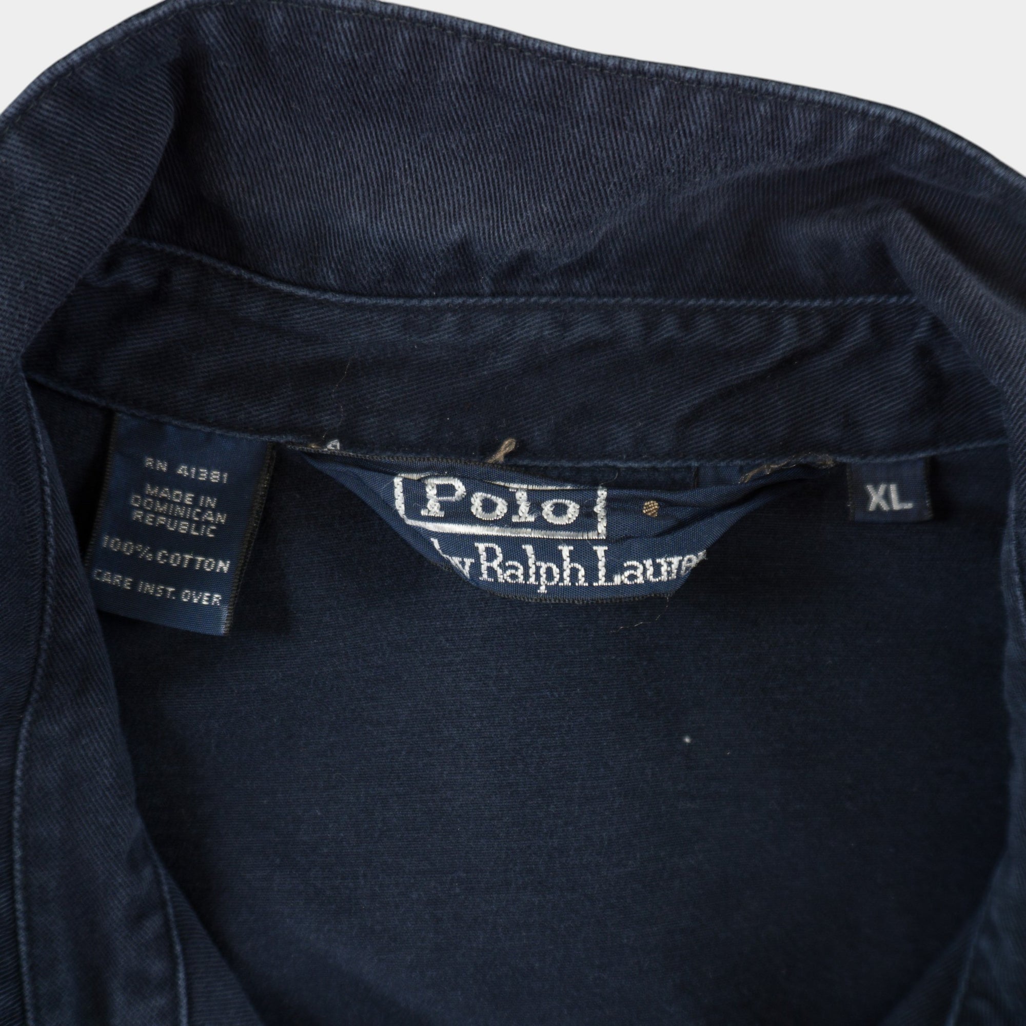 Polo Ralph Lauren Vintage Harrington Тъмно Синьо Яке с Бродирано Лого