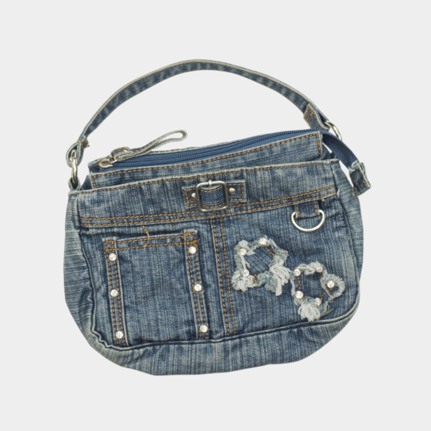 Vintage Y2K Дънкова Мини Чантичка