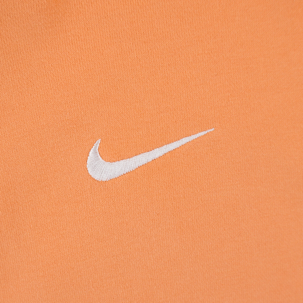 Nike Оранжев Суичър с Цип и Бродирано Лого