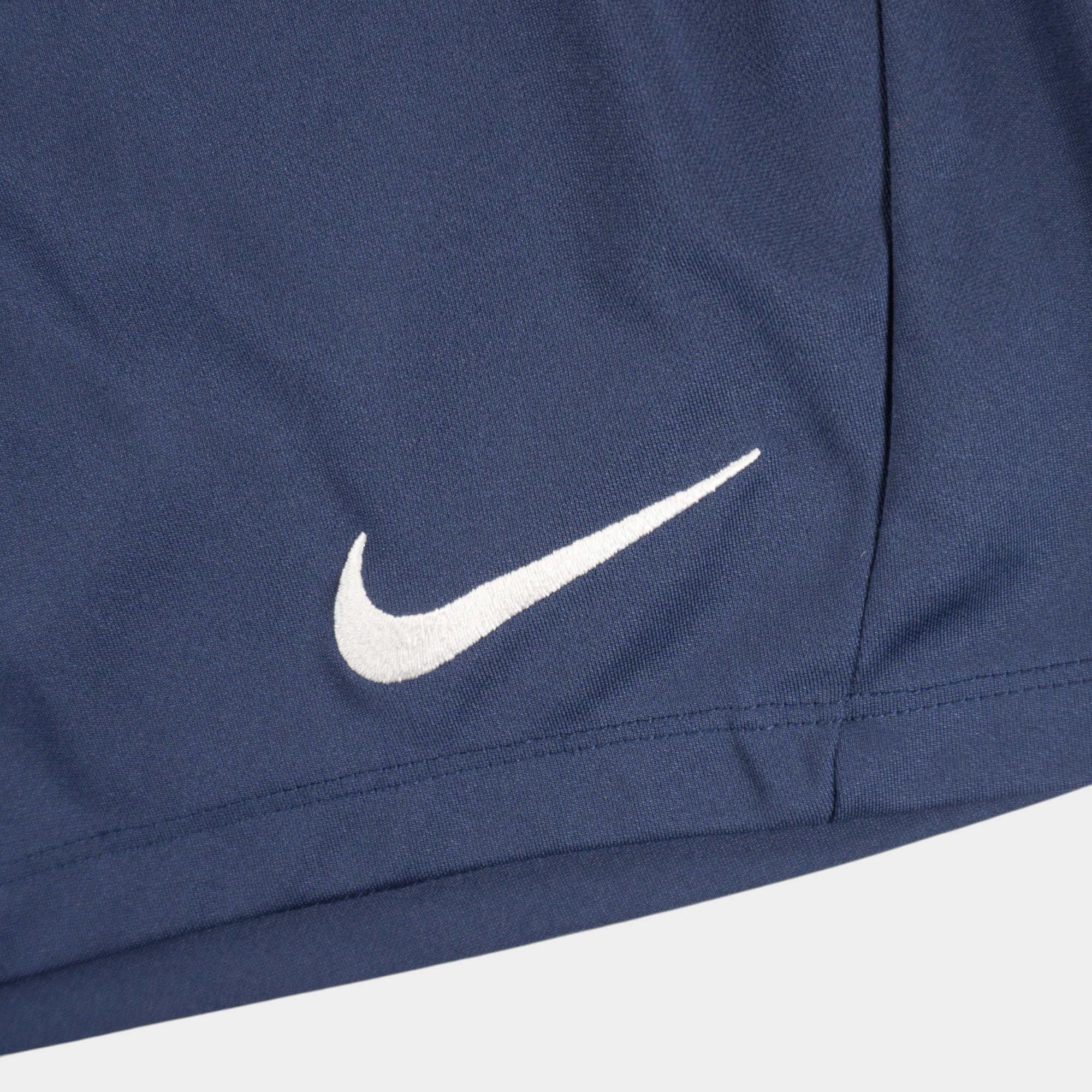 Nike Dri-Fit Тъмно Сини Къси Панталони с Бродирано Лого