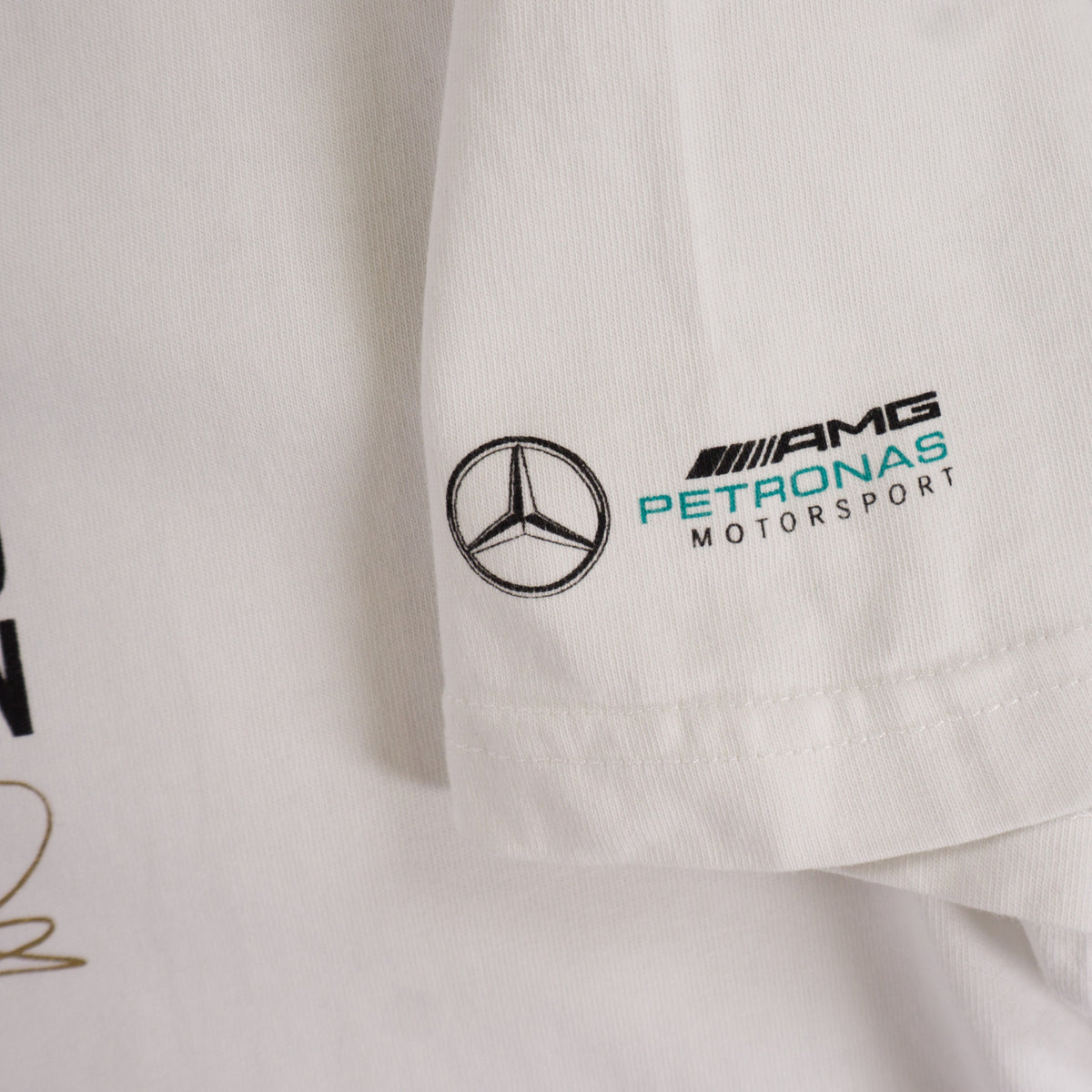 AMG Petronas Motorsport Бяла Тениска с Графика