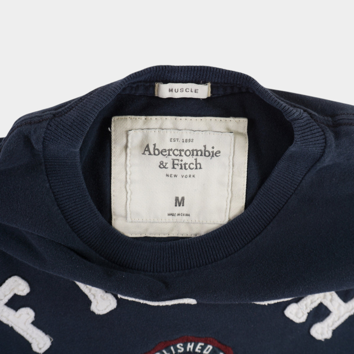 Abercrombie & Fitch Синя Тениска