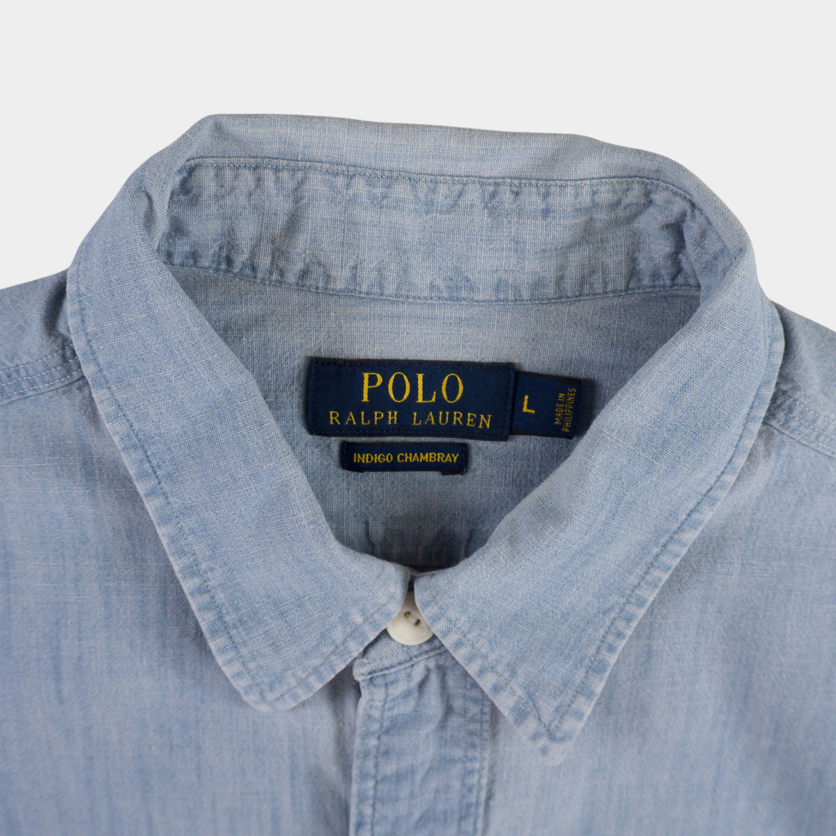 Polo Ralph Lauren Синя Риза с Къс Ръкав