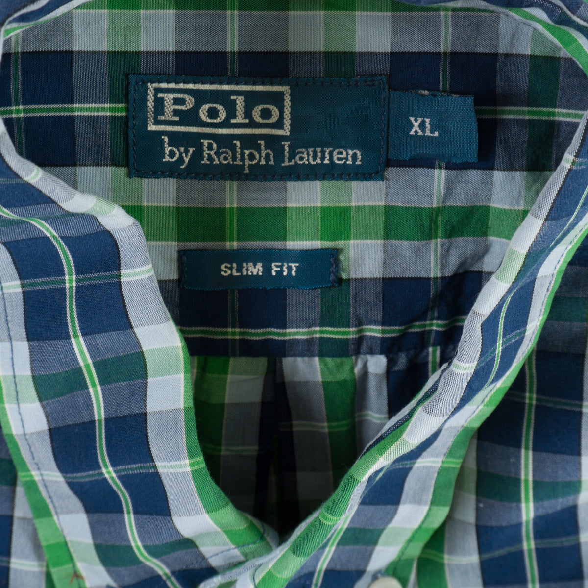 Polo Ralph Lauren Винтидж 2000-те Карирана Риза с Дълъг Ръкав