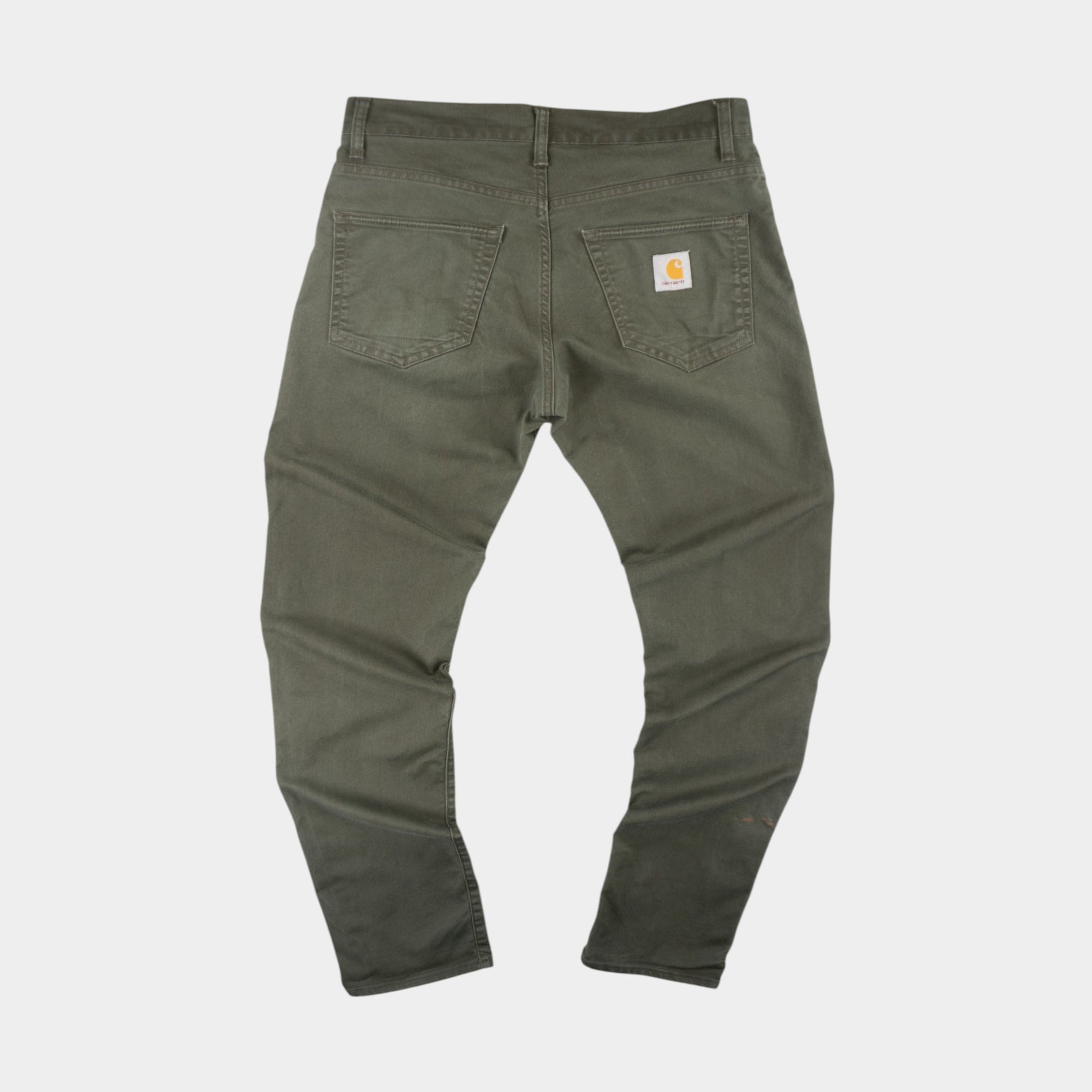 Carhartt WIP Klondike Зелени Панталони с Бродирано Лого