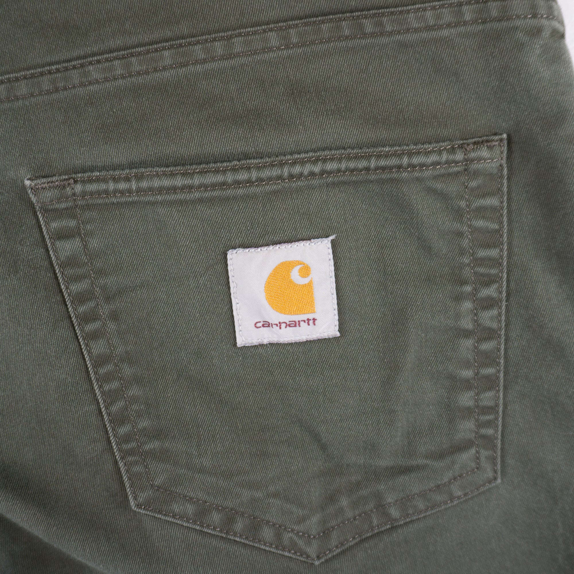 Carhartt WIP Klondike Зелени Панталони с Бродирано Лого