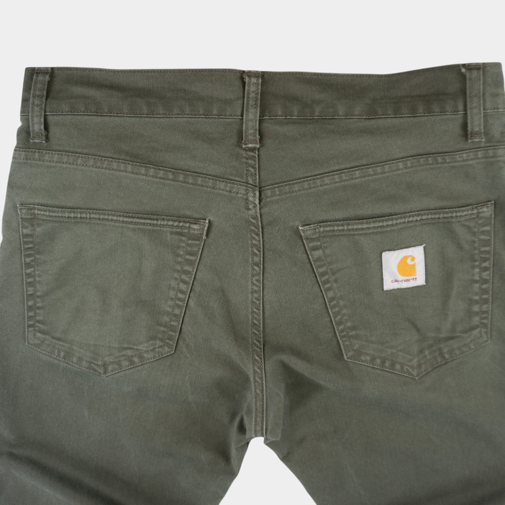Carhartt WIP Klondike Зелени Панталони с Бродирано Лого