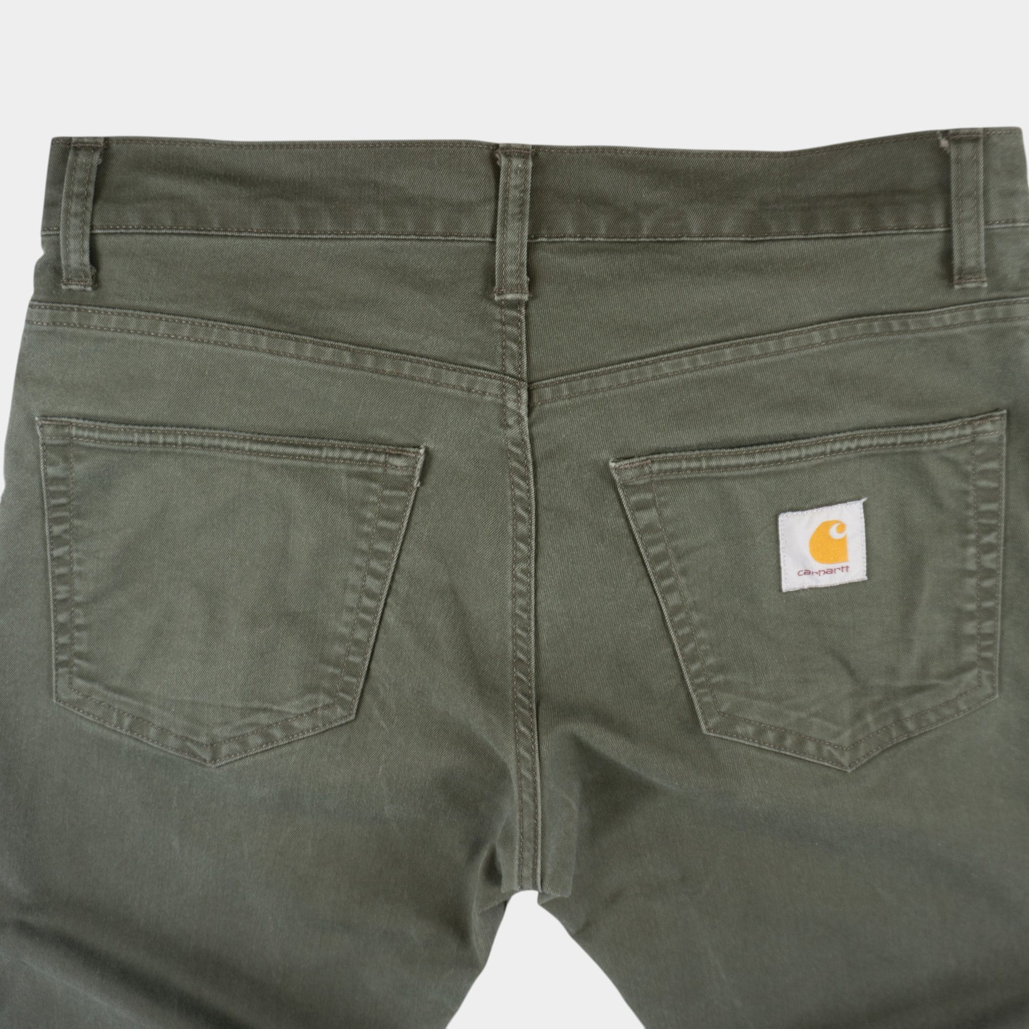 Carhartt WIP Klondike Зелени Панталони с Бродирано Лого