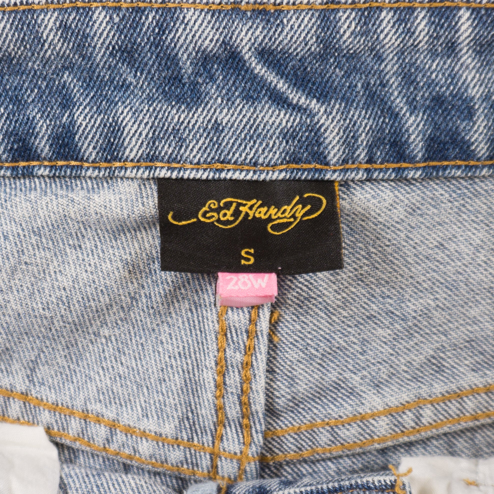 Ed Hardy Сини Дънки с Графика