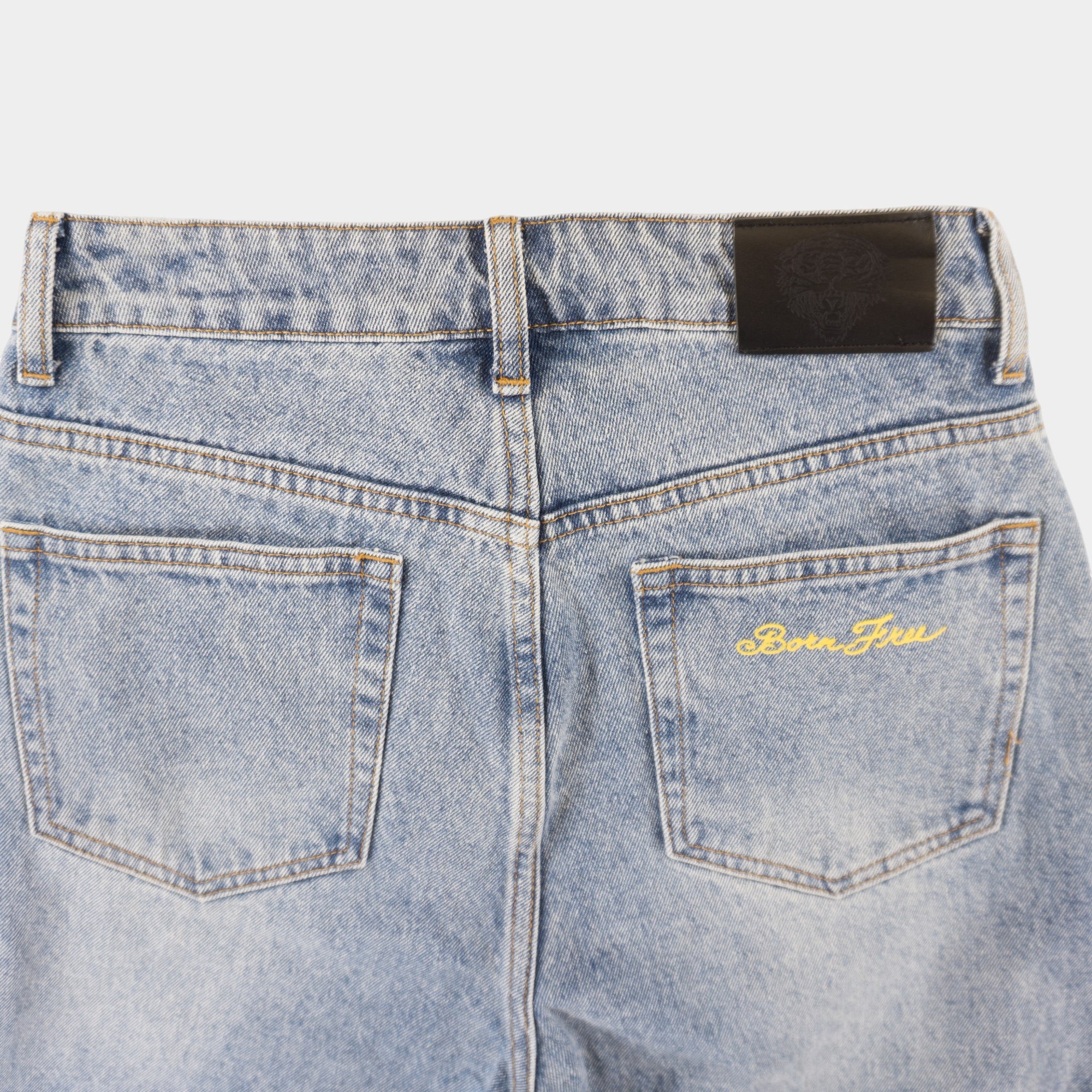 Ed Hardy Сини Дънки с Графика