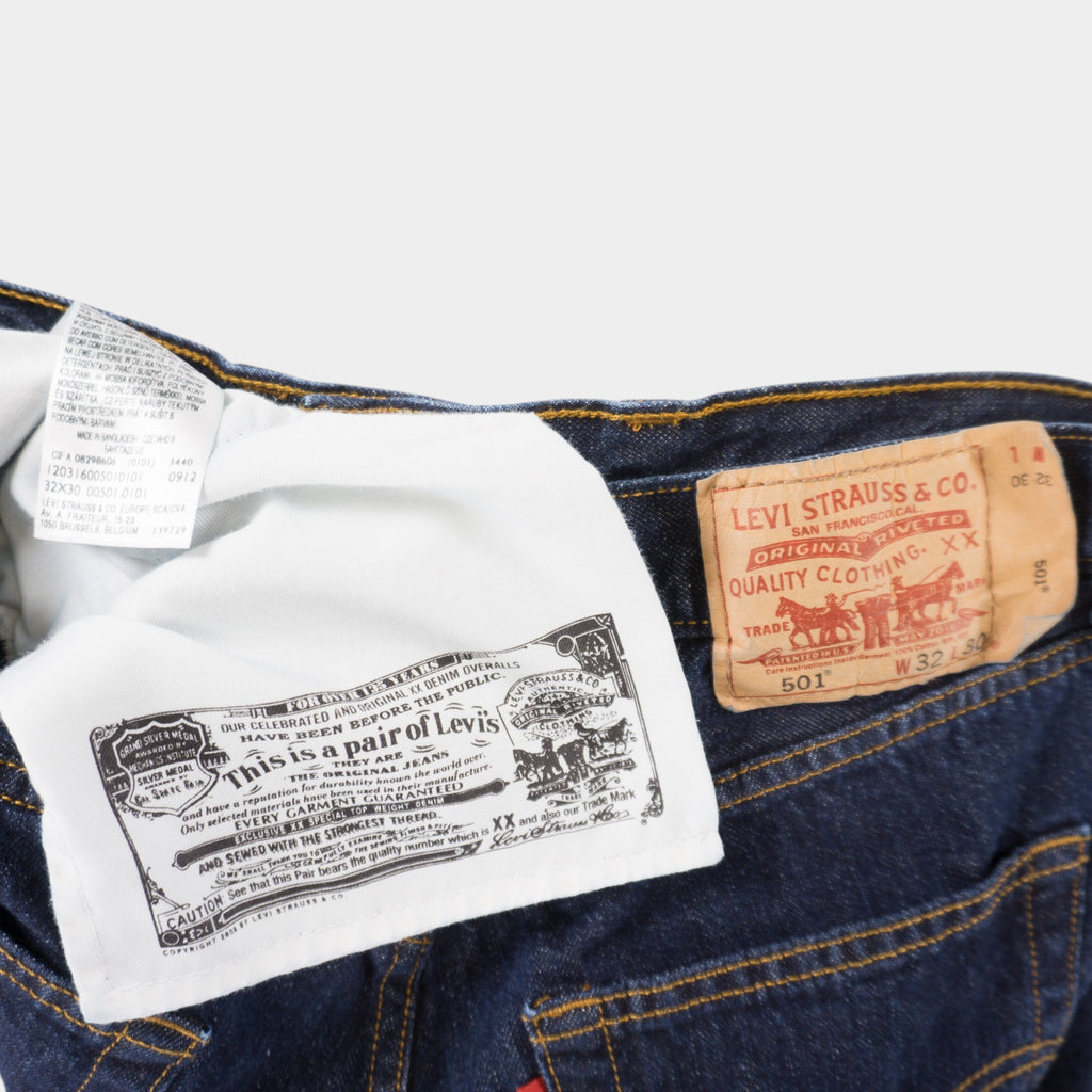 Levi's 501 Тъмно Сини Дънки