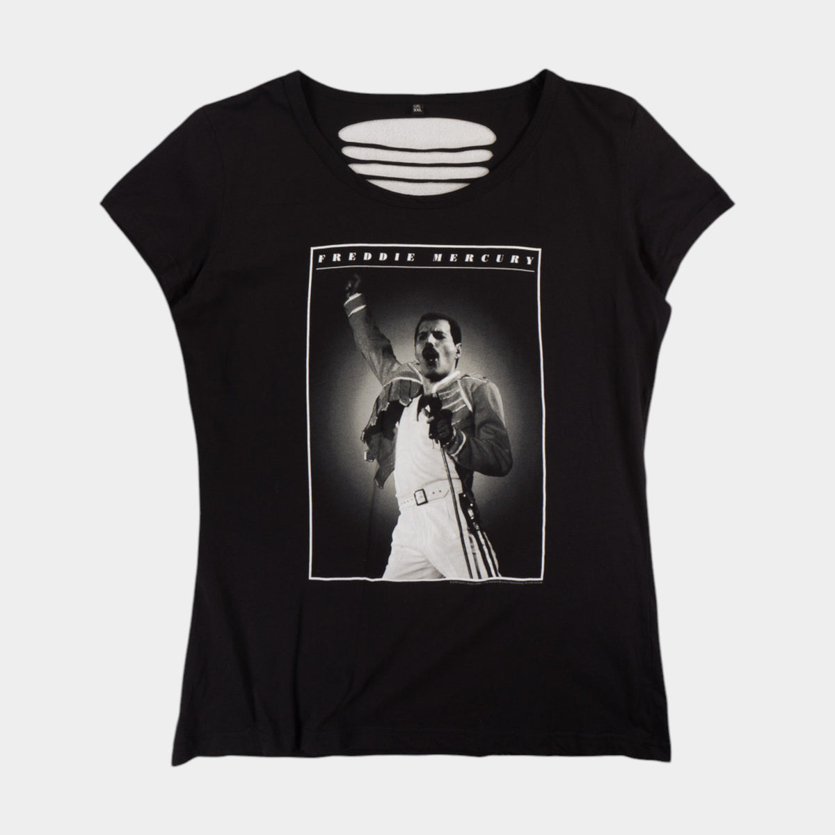 Freddie Mercury Черна Тениска с Графика