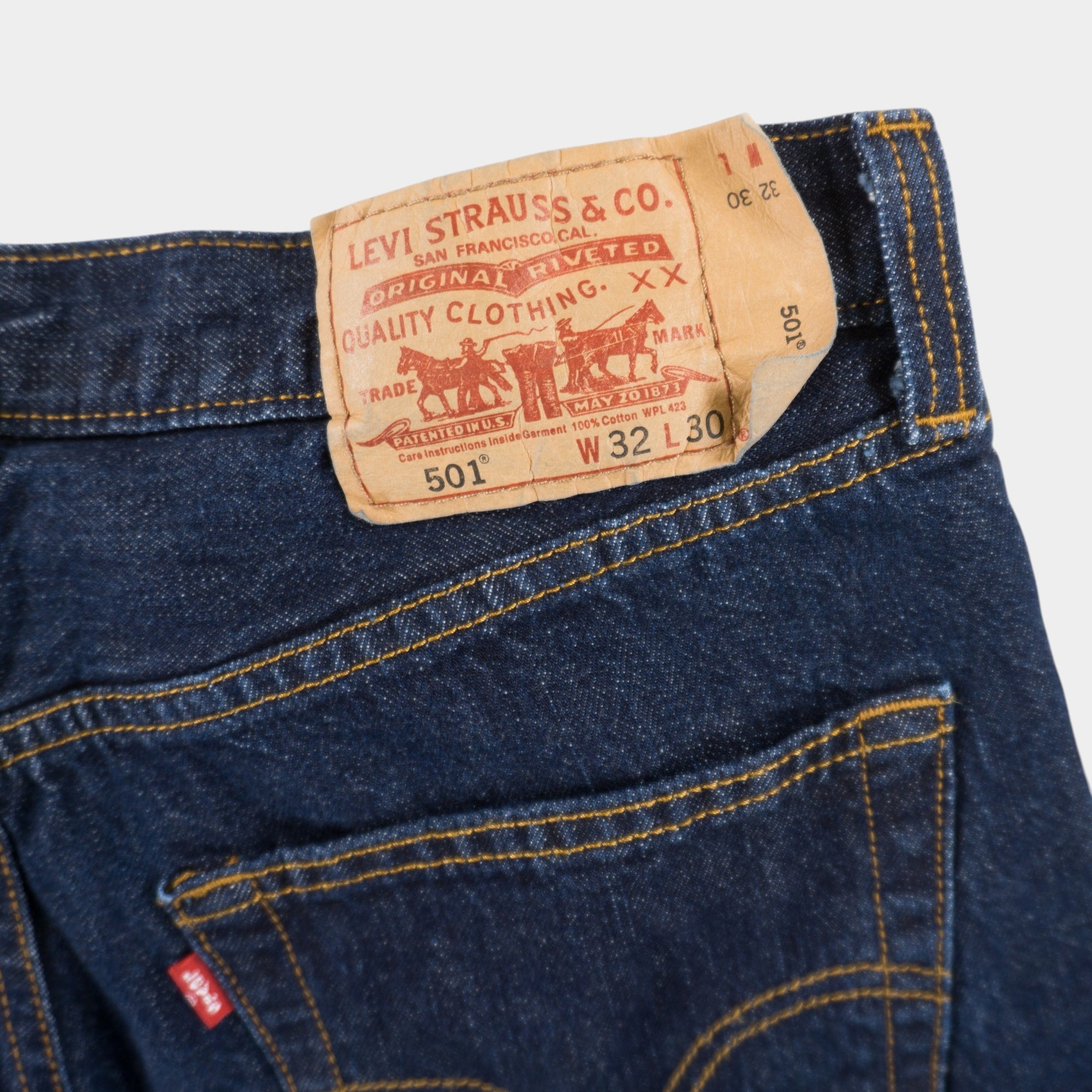 Levi's 501 Тъмно Сини Дънки