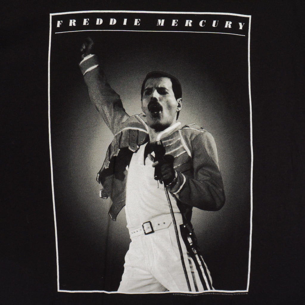 Freddie Mercury Черна Тениска с Графика