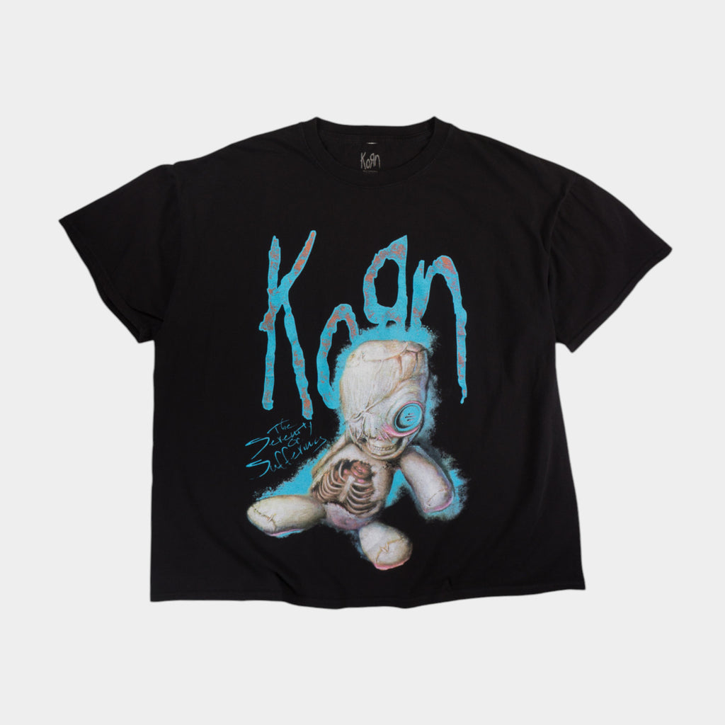 Korn Черна Тениска с Графика