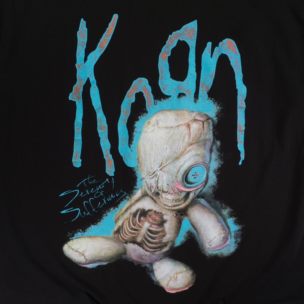 Korn Черна Тениска с Графика