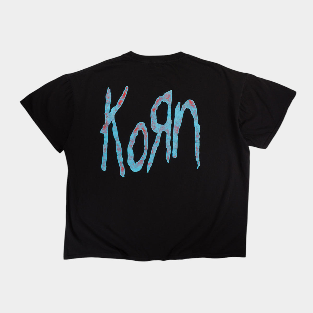 Korn Черна Тениска с Графика