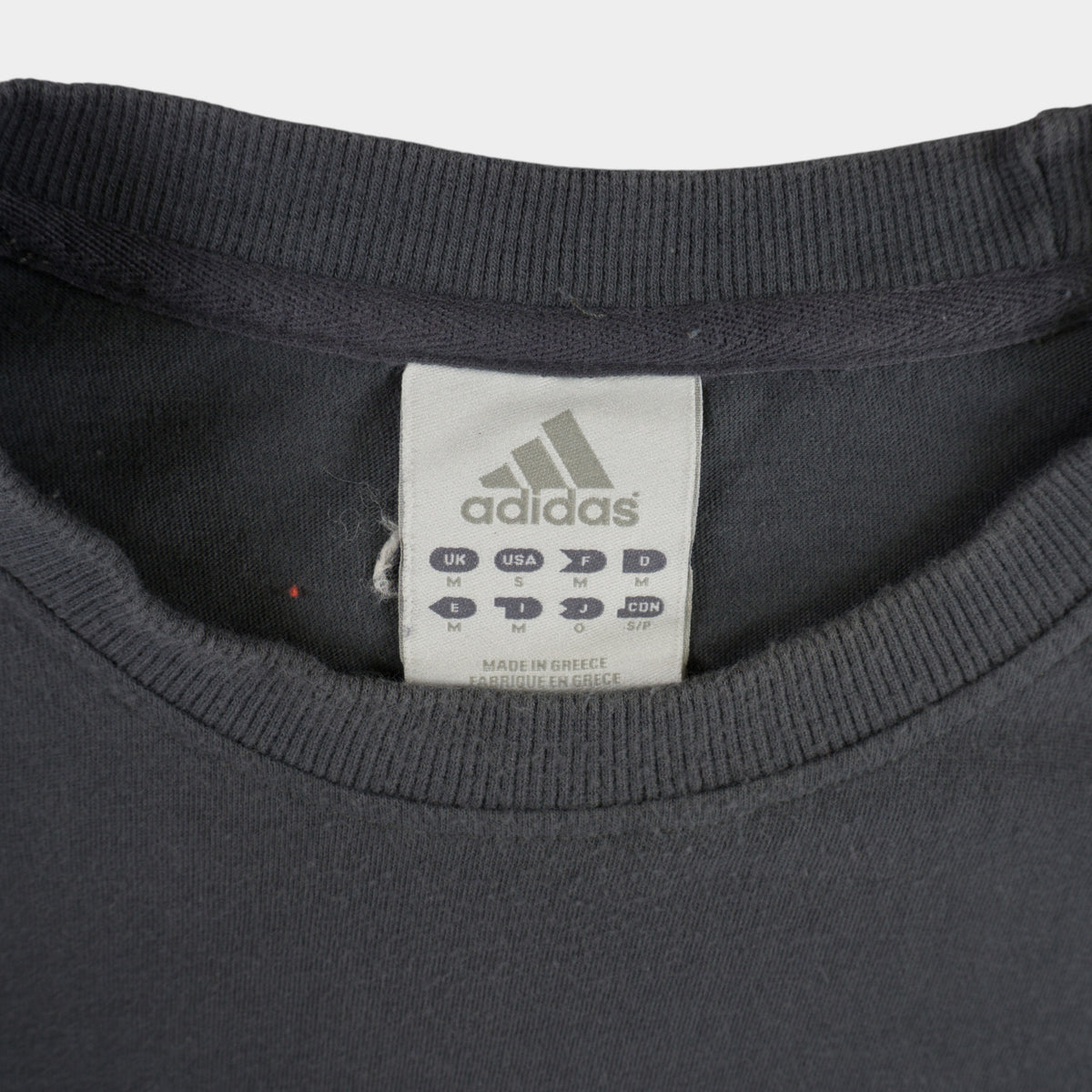 Adidas Винтидж 2000-те Сива Тениска